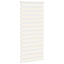 vidaXL Zebra rolgordijn 105x200 cm stofbreedte 100,9cm marmerbeige