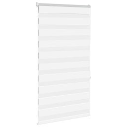 vidaXL Zebra rolgordijn 90x150 cm stofbreedte 85,9 cm polyester wit