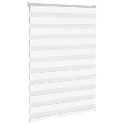 vidaXL Zebra rolgordijn 100x150 cm stofbreedte 95,9 cm polyester wit