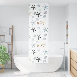 vidaXL Doucherolgordijn 60x240 cm stofbreedte 56 cm