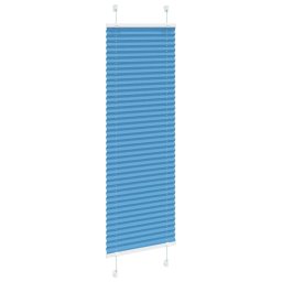 vidaXL Plissé rolgordijn 45x100 cm stofbreedte 44,4 cm polyester blauw
