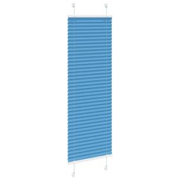 vidaXL Plissé rolgordijn 40x150 cm stofbreedte 39,4 cm polyester blauw