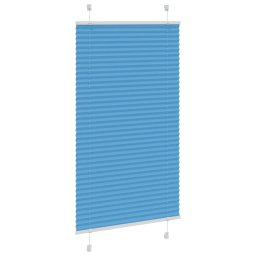 vidaXL Plissé rolgordijn 70x150 cm stofbreedte 69,4 cm polyester blauw