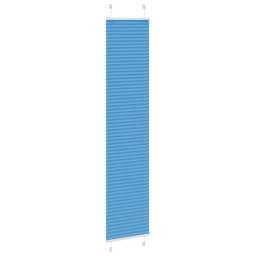 vidaXL Plissé rolgordijn 40x200 cm stofbreedte 39,4 cm polyester blauw