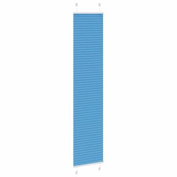 vidaXL Plissé rolgordijn 50x200 cm stofbreedte 49,4 cm polyester blauw
