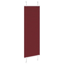 vidaXL Plissé rolgordijn 40x150 cm stofbreedte 39,4 cm bordeauxrood