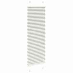 vidaXL Plissé rolgordijn 50x100 cm stofbreedte 49,4 cm lichtgrijs