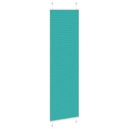 vidaXL Plissé rolgordijn 55x200 cm stofbreedte 54,4 cm petrol groen