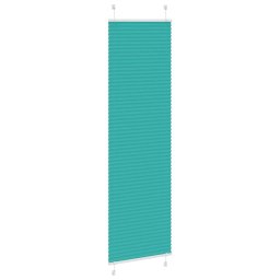 vidaXL Plissé rolgordijn 60x200 cm stofbreedte 59,4 cm petrol groen