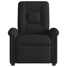 vidaXL Fauteuil verstelbaar stof zwart