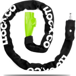 Fiets Kettingslot - 1 meter met 2 Sleutels - Roestvrij Aluminium 6mm - Sluiting zonder Sleutel - Gro