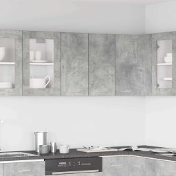 vidaXL Keukenbovenkast 60x31x60 cm spaanplaat betongrijs