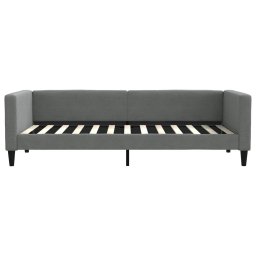 vidaXL Slaapbank 90x200 cm stof donkergrijs