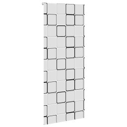 vidaXL Doucherolgordijn 100x240 cm stofbreedte 96 cm