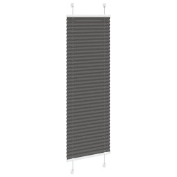 vidaXL Plissé rolgordijn 50x100 cm stofbreedte 49,4 cm polyester zwart