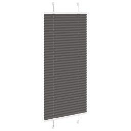 vidaXL Plissé rolgordijn 60x100 cm stofbreedte 59,4 cm polyester zwart