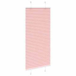 vidaXL Plissé rolgordijn 60x100 cm stofbreedte 59,4 cm polyester roze