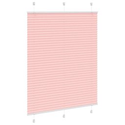 vidaXL Plissé rolgordijn 105x150cm stofbreedte 104,4cm polyester roze