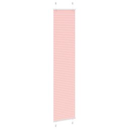 vidaXL Plissé rolgordijn 45x200 cm stofbreedte 44,4 cm polyester roze
