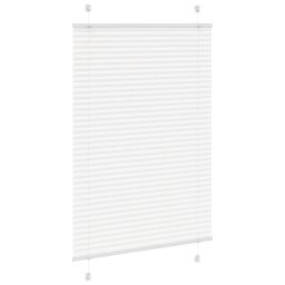 vidaXL Plissé rolgordijn 95x100 cm stofbreedte 94,4 cm polyester wit