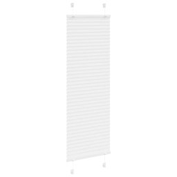 vidaXL Plissé rolgordijn 40x150 cm stofbreedte 39,4 cm polyester wit