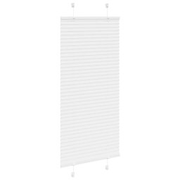 vidaXL Plissé rolgordijn 65x150 cm stofbreedte 64,4 cm polyester wit