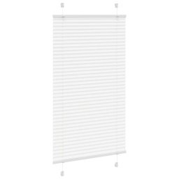 vidaXL Plissé rolgordijn 70x150 cm stofbreedte 69,4 cm polyester wit