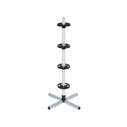 Practo Velgenboom voor 4 banden , Max breedte banden 295cm - Grijs