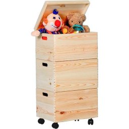Houten Combi Opbergbox 30x40 cm