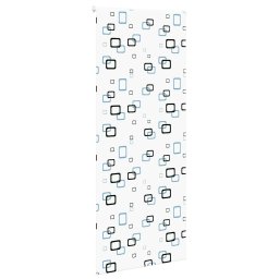 vidaXL Doucherolgordijn 100x240 cm stofbreedte 96 cm