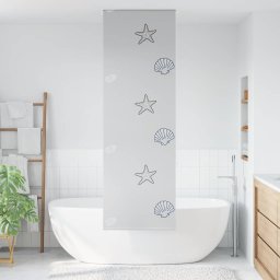 vidaXL Doucherolgordijn 60x240 cm stofbreedte 56 cm