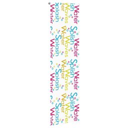 vidaXL Doucherolgordijn 70x240 cm stofbreedte 66 cm