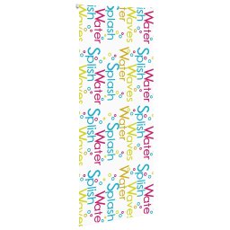 vidaXL Doucherolgordijn 90x240 cm stofbreedte 86 cm