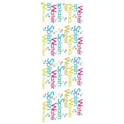 vidaXL Doucherolgordijn 110x240 cm stofbreedte 106 cm