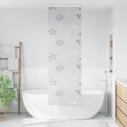vidaXL Doucherolgordijn met cassette 60x240 cm stofbreedte 56 cm