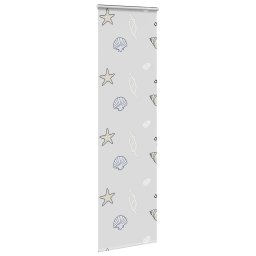 vidaXL Doucherolgordijn met cassette 80x240 cm stofbreedte 76 cm