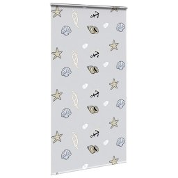 vidaXL Doucherolgordijn met cassette 120x240 cm stofbreedte 116 cm