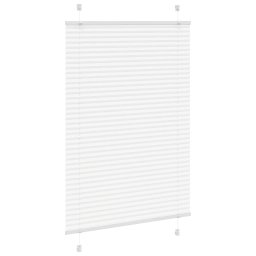 vidaXL Plissé rolgordijn 95x150 cm stofbreedte 94,4 cm polyester wit