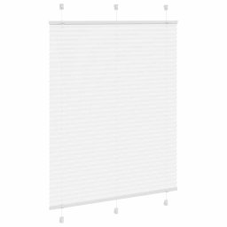 vidaXL Plissé rolgordijn 110x150 cm stofbreedte 109,4cm polyester wit