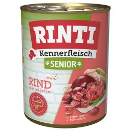 RINTI "Kennerfleisch" Senior 6 x 400 g - 6 x 800 g Rund