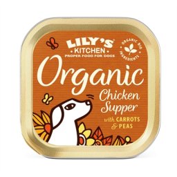 LILY'S KITCHEN DOG ORGANIC CHICKEN SUPPER 11X150 GR