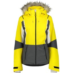 Icepeak - Maat 42 - Fennimore Dames Wintersportjas - Light Yellow