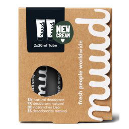 Nuud Smarter Black Natural Cream Deodorant
