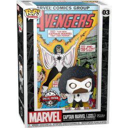 Funko Pop #03 Funko Captain Marvel - POP! Art Cover Captain 9 cm Verzamelfiguur - Multicolours