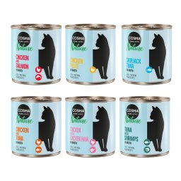 6x280g Cosma Nature Kattenvoer Probeerpakket 6 Smaken