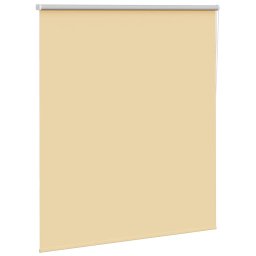 vidaXL Rolgordijn verduisterend 125x175 cm stofbreedte 121,6 cm beige