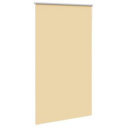 vidaXL Rolgordijn verduisterend 135x210 cm stofbreedte 131,6 cm beige