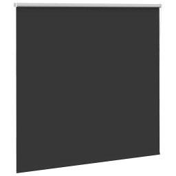 vidaXL Rolgordijn verduisterend 145x150 cm stofbreedte 141,6 cm zwart