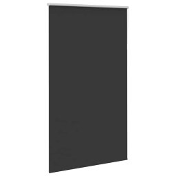 vidaXL Rolgordijn verduisterend 135x210 cm stofbreedte 131,6 cm zwart
