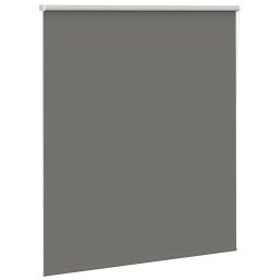 vidaXL Rolgordijn verduisterend 120x130 cm stofbreedte 116,6 cm grijs